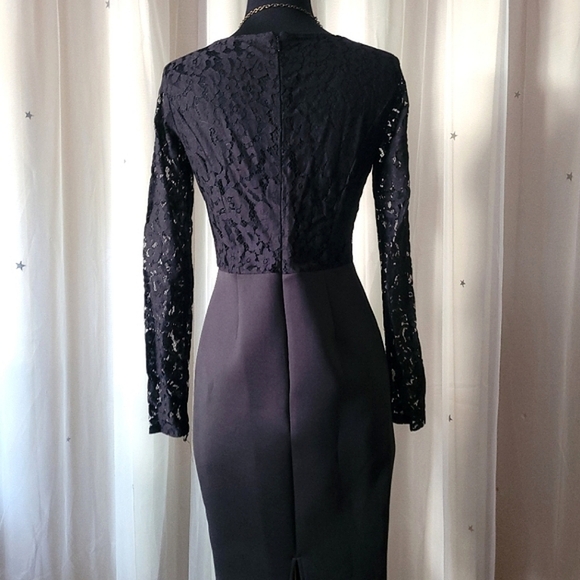 🍒NWT🍒 SEXY BLACK MIDI DRESS - Picture 6 of 8